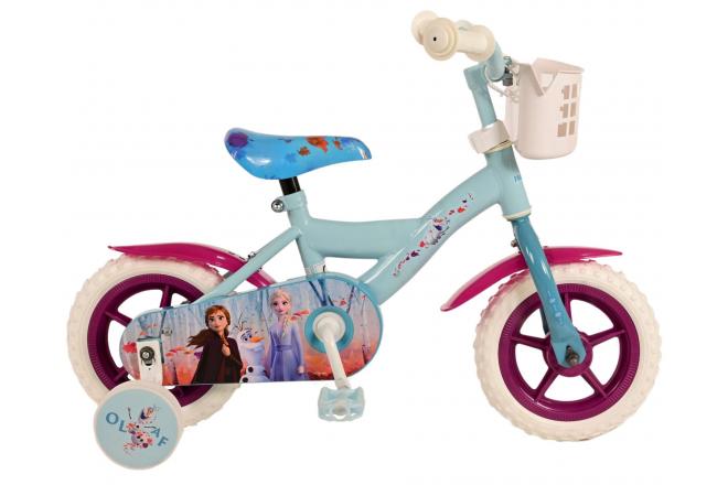 Disney kinderfiets 10 inch voor meisjes – blauw/paars