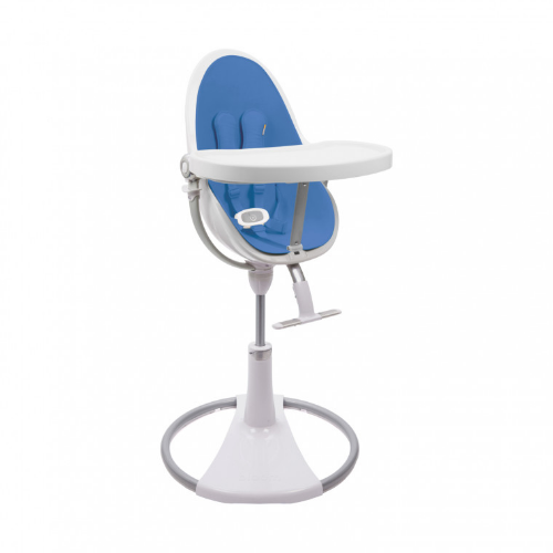 Bloom Fresco Kinderstoel | Frame Wit | Starter Kit Riviera Blue