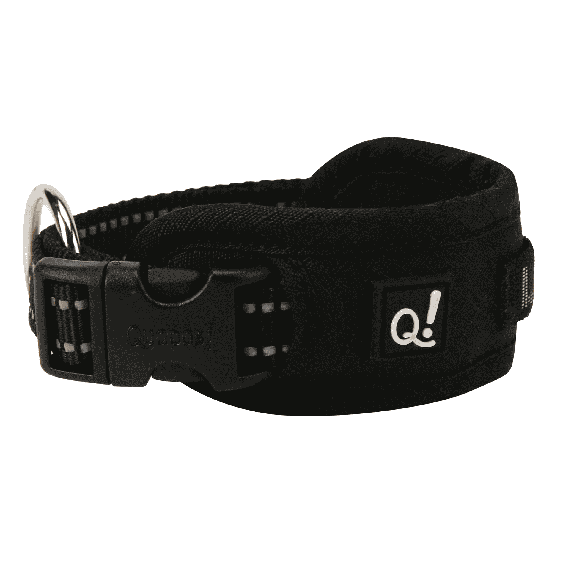 Quapas! | Halsband | Ultra Comfort | Zwart