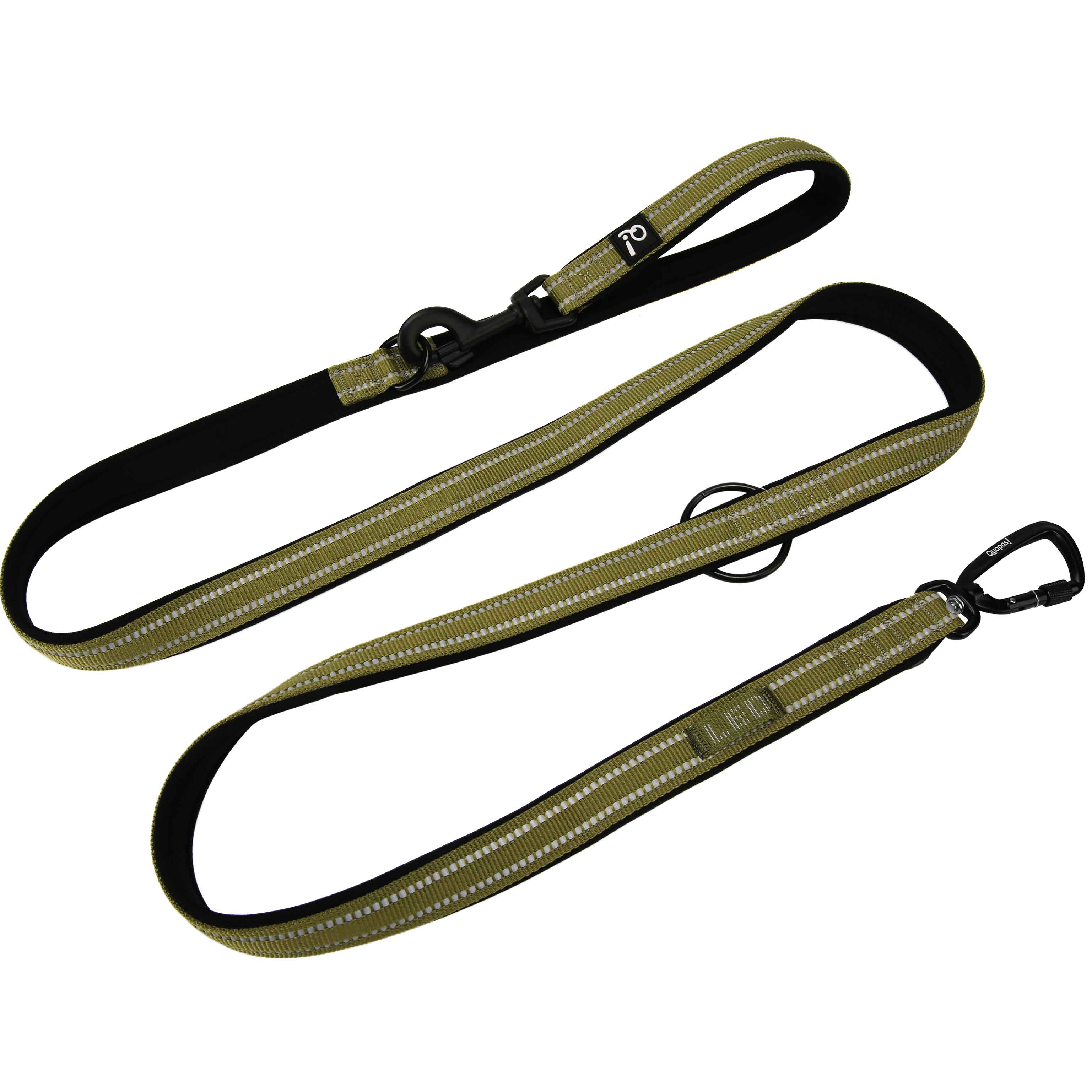 Quapas! | Reflective Trainingslijn | Groen | 200cm x 20mm