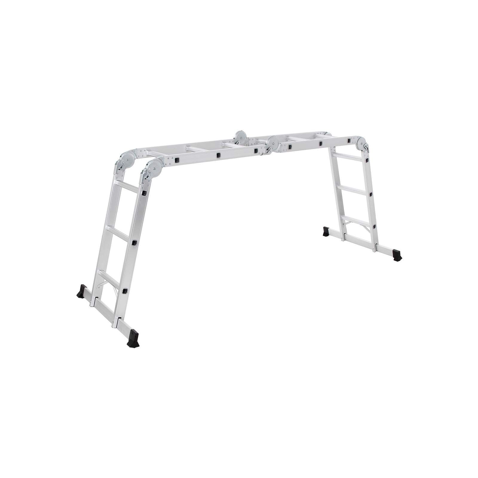 Multifunctionele aluminiumladder | 3,5 m | Zilver
