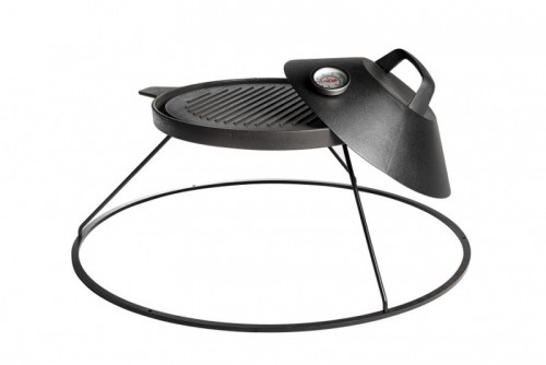 Happy Cocooning | Grillplaat voor de Cocoon Table | Rond | 580 x 580 x 340 mm | Staal