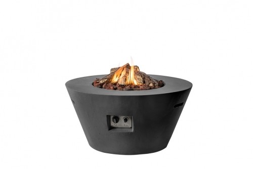 Happy Cocooning | Cocoon Table Cone | Zwart | RVS-brander 19,5 kW