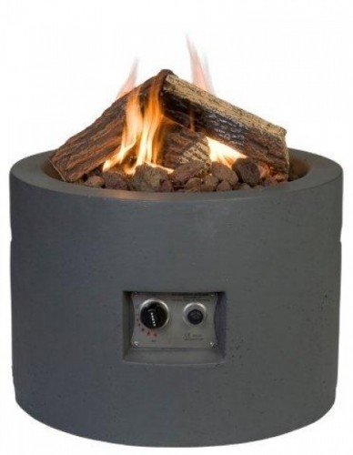 Happy Cocooning | Cocoon Tafel Rond | Antraciet met RVS-brander