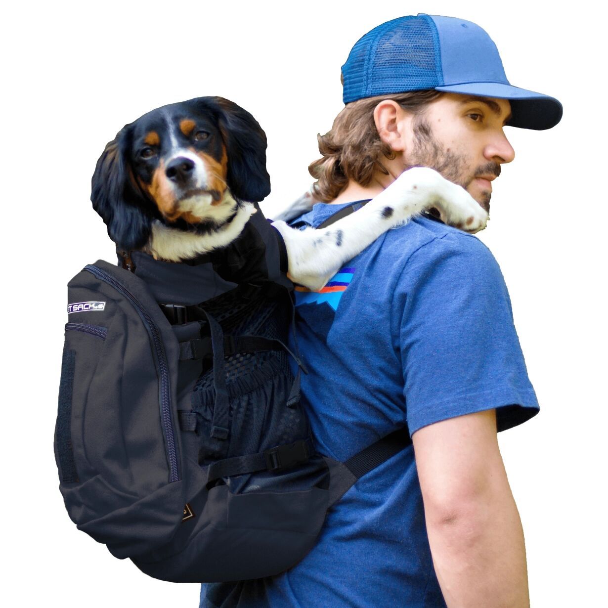 K9 Sport Sack Plus 2 | Hondenrugzak | Zwart | Geschikt voor honden van 4-18 kg