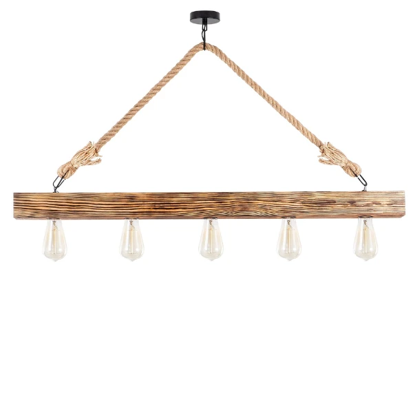 Asir | Houten kroonluchter | 100 x 7 x 53 cm