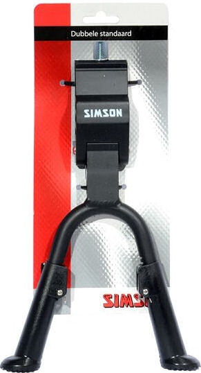 Simson | Middenstandaard | Dubbel | 30 mm | Zwart