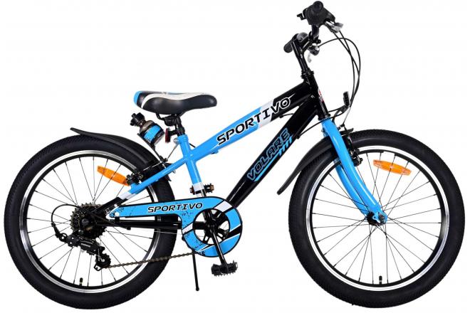 Volare | Sportivo Kinderfiets | 20 inch | Jongens | Blauw | 7 versnellingen