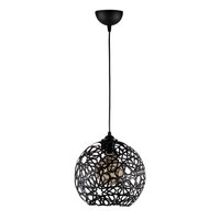 Asir kroonluchter – zwart – 25 x 25 x 119 cm