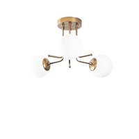 Asir | Kroonluchter | Goud Wit - 48 x 48 x 34 cm