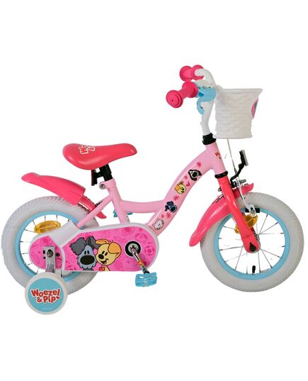 Woezel & Pip kinderfiets | meisjes | 12 inch | roze