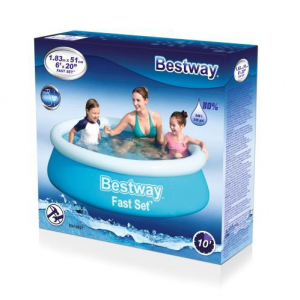 Bestway | Zwembad | Rond 183 cm | Blauw