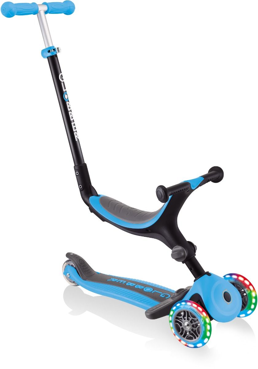 Globber - Children's scooter - balance bike - Go.Up Foldable - Sky Blue - Babyhuys.com