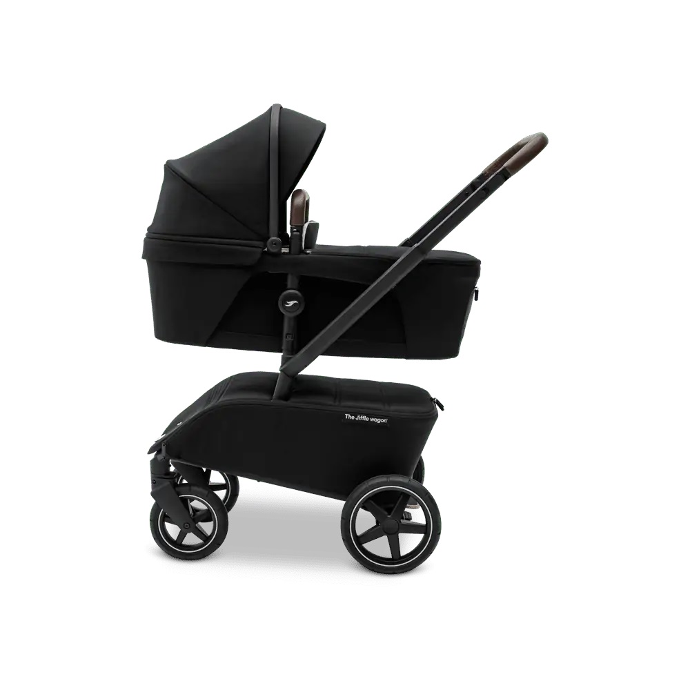 The Jiffle Wagon Black - Pram - Stroller - Bolderkar - Babyhuys.com