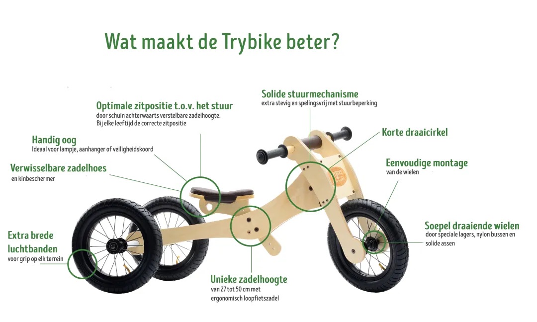 Trybike Wood - Babyhuys.com